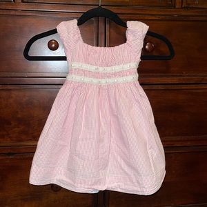 Ralph Lauren Pink and White Stripped Dress